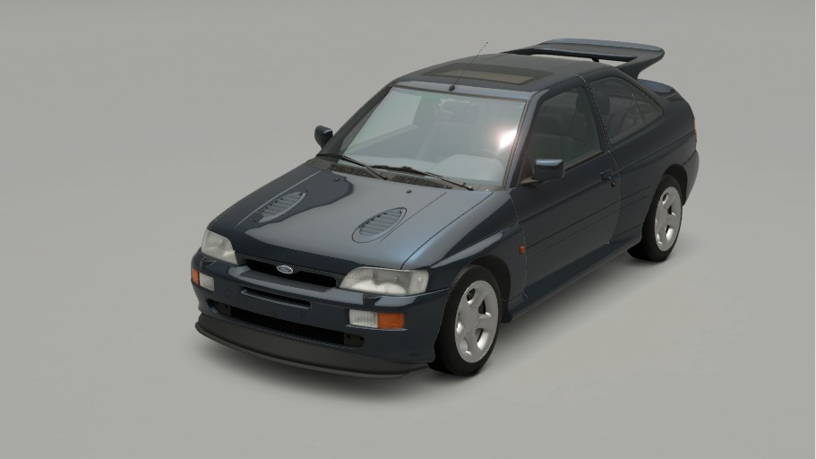 Map of Escort RS Cosworth